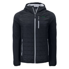 New York Jets Cutter & Buck Primary Logo Rainier PrimaLoft Eco Full-Zip Hybrid Jacket Black