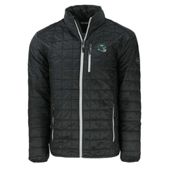 New York Jets Cutter & Buck Big & Tall Helmet Rainier PrimaLoft Eco Insulated Full-Zip Puffer Jacket Black