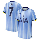 Son Heung-Min Tottenham Hotspur Youth 2024/25 Away Replica Player Jersey Blue