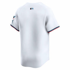 MLB Miami Marlins Nike Home Limited Jersey - White
