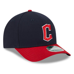 Cleveland Guardians New Era Player Replica 9FORTY Adjustable Hat - Navy Hats