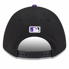 Colorado Rockies New Era Player Replica 9FORTY Adjustable Hat - Black/Purple Hats