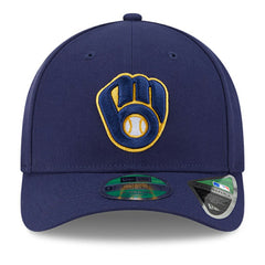 Milwaukee Brewers New Era Player Replica 9FORTY Adjustable Hat - Navy Hats