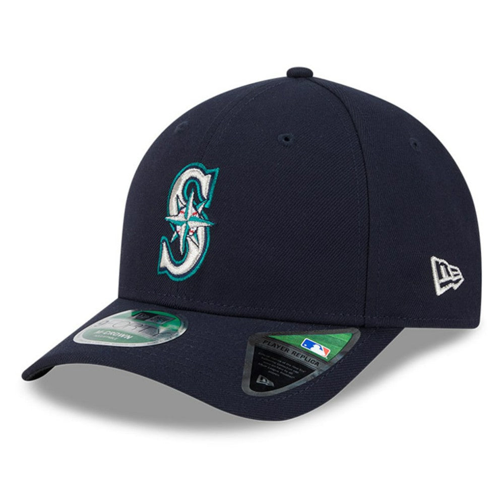 Seattle Mariners New Era Player Replica 9FORTY Adjustable Hat - Navy Hats