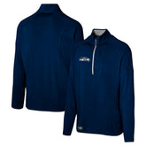 Seattle Seahawks Grind Iron Quarter-Zip Top College Navy