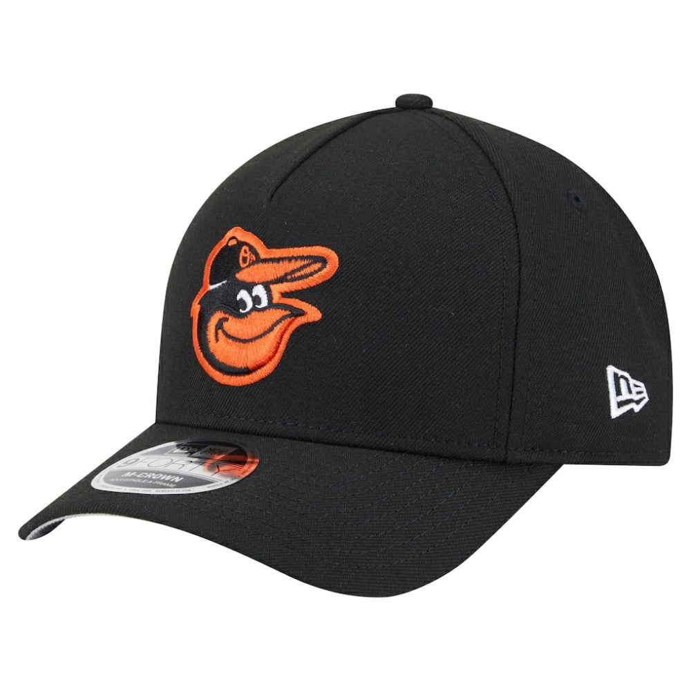 Baltimore Orioles New Era 9FORTY M-Crown Adjustable Hat - Black Hats