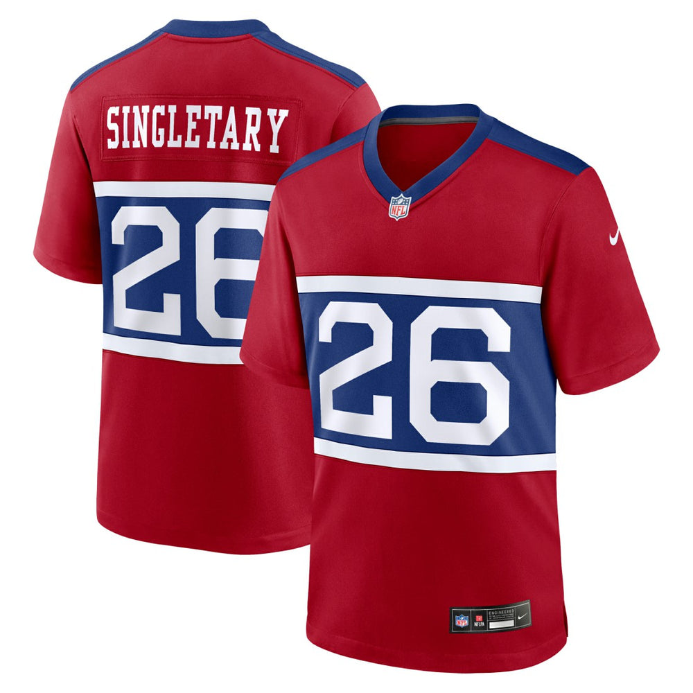 NFL Devin Singletary New York Giants Alternate Player Game Jersey - Century Red