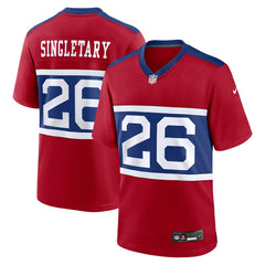 NFL Devin Singletary New York Giants Alternate Player Game Jersey - Century Red