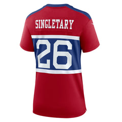 Devin Singletary New York Giants Women's Alternate Game Jersey Century Red