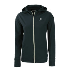 Detroit Tigers Cutter & Buck Women's Daybreak Eco Recycled Full-Zip Hoodie - Navy Hoodies