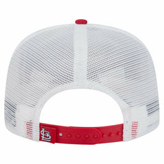 St. Louis Cardinals New Era 9FIFTY A-Frame Trucker Snapback Hat - Red Hats