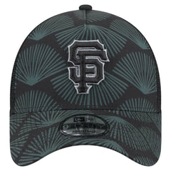 San Francisco Giants New Era 9FORTY A-Frame Trucker Adjustable Hat - Black Hats