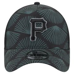 Pittsburgh Pirates New Era 9FORTY A-Frame Trucker Adjustable Hat - Black Hats