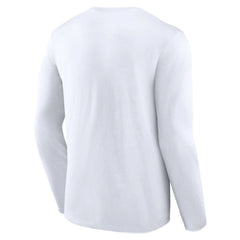 NHL Utah Mammoth Fanatics Secondary Logo Long Sleeve T-Shirt - White