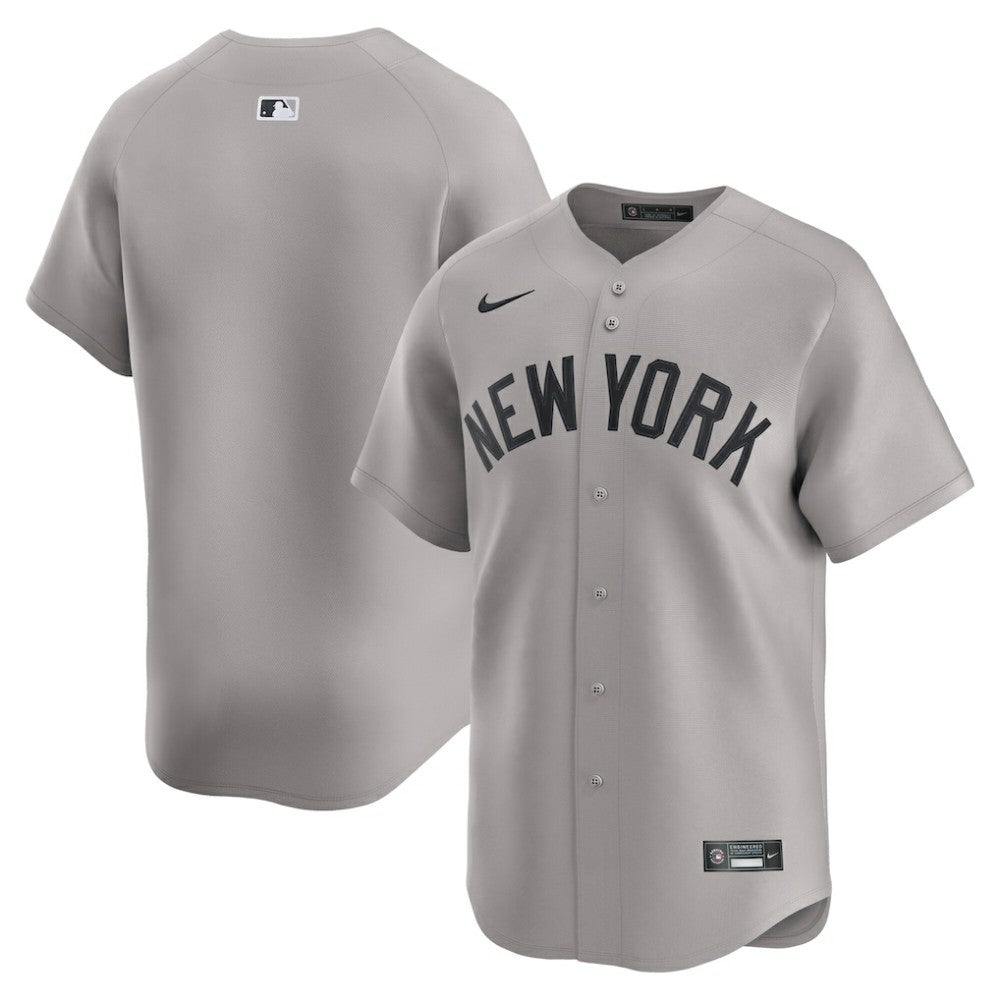 MLB New York Yankees Nike Away Limited Jersey - Gray