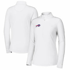 Buffalo Bills Women's Sport Playa Vista IslandZone Quarter-Zip Jacket White