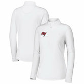 Tampa Bay Buccaneers Women's Sport Playa Vista IslandZone Quarter-Zip Jacket White
