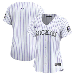MLB Colorado Rockies Nike Women's Home Limited Jersey - White