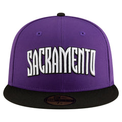 Sacramento Kings 2024/25 Classic Edition Jersey Hook 59FIFTY Fitted Hat Purple/Black