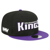 Sacramento Kings Jersey Hook Statement Edition 9FIFTY Snapback Hat Black/Purple