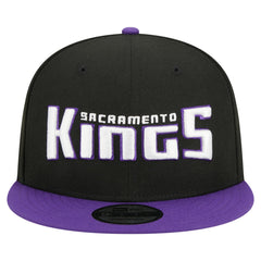 Sacramento Kings Jersey Hook Statement Edition 9FIFTY Snapback Hat Black/Purple