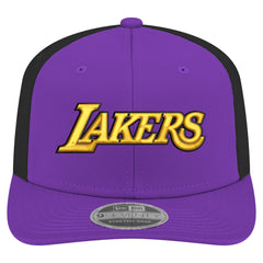 Los Angeles Lakers Statement Edition Jersey Hook 9SEVENTY Stretch-Snap Hat Purple