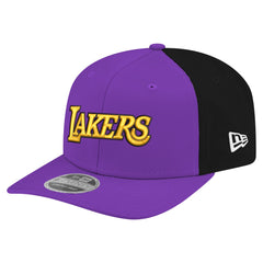 Los Angeles Lakers Statement Edition Jersey Hook 9SEVENTY Stretch-Snap Hat Purple