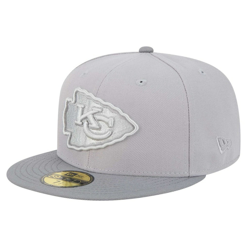 Kansas City Chiefs New Era Iron Cloud 59FIFTY Fitted Hat Gray/Graphite