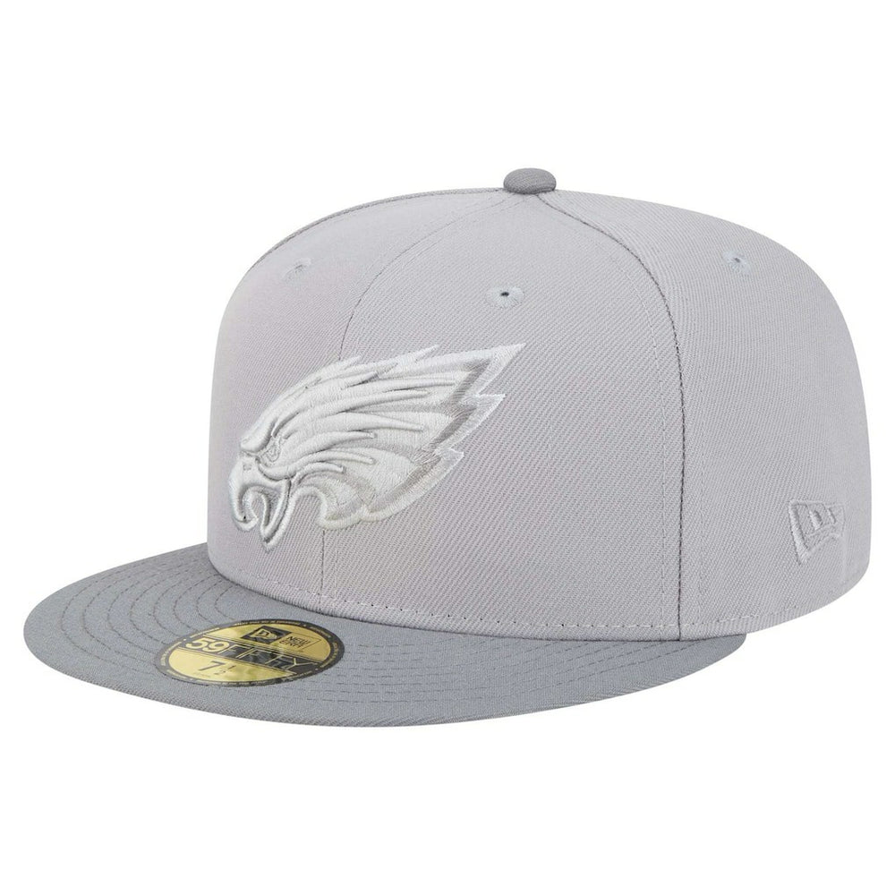 Philadelphia Eagles New Era Iron Cloud 59FIFTY Fitted Hat Gray/Graphite