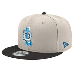 Detroit Lions New Era City Originals 9FIFTY Snapback Hat Cream/Blue