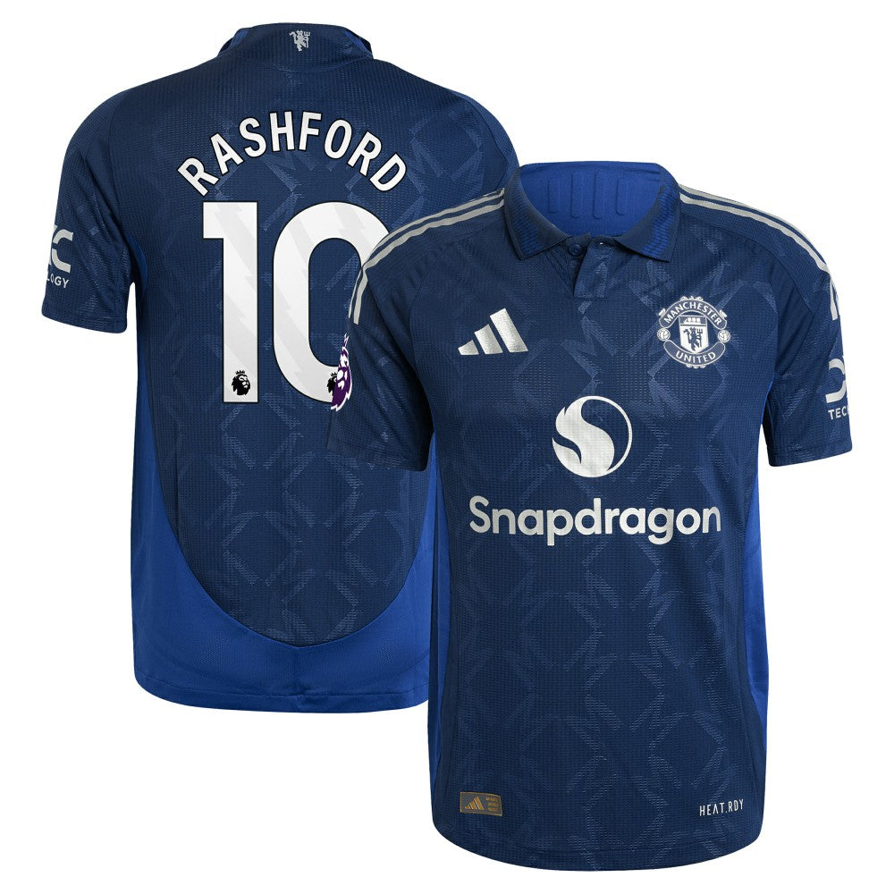 Marcus Rashford Manchester United 2024/25 Away Player Jersey Navy