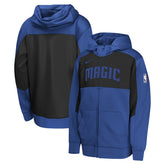 Orlando Magic Youth Authentic On-Court Showtime Performance Full-Zip Hoodie Blue/Black