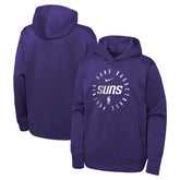 Phoenix Suns Youth Performance Practice Spotlight Pullover Hoodie Purple