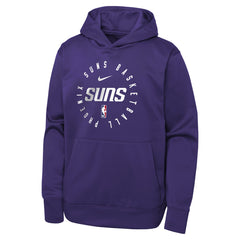 Phoenix Suns Youth Performance Practice Spotlight Pullover Hoodie Purple