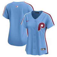 MLB Philadelphia Phillies Nike Women's Alternate Limited Jersey - Light Blue