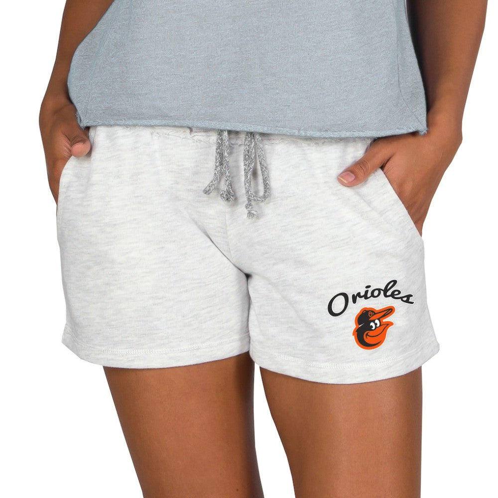 Baltimore Orioles Concepts Sport Women's Mainstream French Terry Tri-Blend Shorts - Ash Shorts