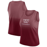 Washington Commanders WEAR by Erin Andrews x Gracie Hunt Women's Ombre Tank Top Burgundy
