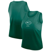 New York Jets WEAR by Erin Andrews x Gracie Hunt Women's Ombre Tank Top Green