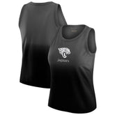 Jacksonville Jaguars WEAR by Erin Andrews x Gracie Hunt Women's Ombre Tank Top Black