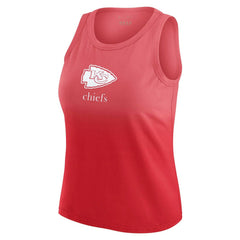 Kansas City Chiefs WEAR by Erin Andrews x Gracie Hunt Women's Ombre Tank Top Red