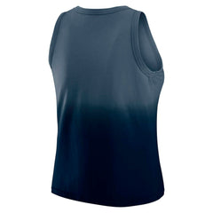 Dallas Cowboys WEAR by Erin Andrews x Gracie Hunt Women's Ombre Tank Top Navy