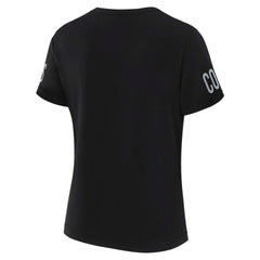 Dallas Cowboys WEAR by Erin Andrews x Gracie Hunt Women's Draft Me Lace-Up T-Shirt Black