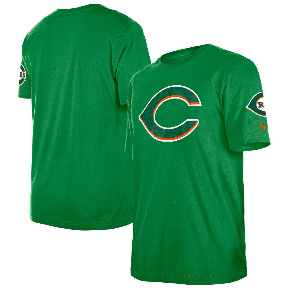Cincinnati Reds New Era St. Patrick's Day Shamrock Fill T-Shirt - Kelly Green T-shirts