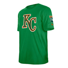 Kansas City Royals New Era St. Patrick's Day Shamrock Fill T-Shirt - Kelly Green T-shirts