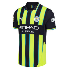 Erling Haaland Manchester City 2024/25 Away Player Jersey Navy