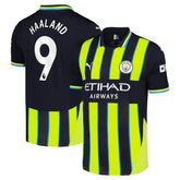 Erling Haaland Manchester City 2024/25 Away Replica Player Jersey Navy