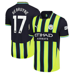 Kevin De Bruyne Manchester City 2024/25 Away Player Jersey Navy shop