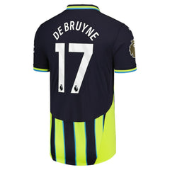 Kevin De Bruyne Manchester City 2024/25 Away Player Jersey Navy shop