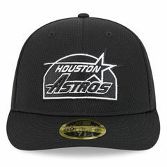 Houston Astros New Era 2025 MLB Clubhouse Low Profile 59FIFTY Fitted Hat - Black Hats