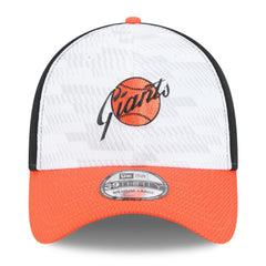San Francisco Giants New Era 2025 MLB Clubhouse 39THIRTY Flex Hat - Black/Orange Hats